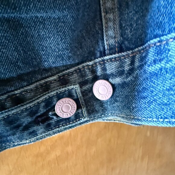 NWT Custom Levi's Relaxed Fit Trucker Jacket - Picture 2 of 6